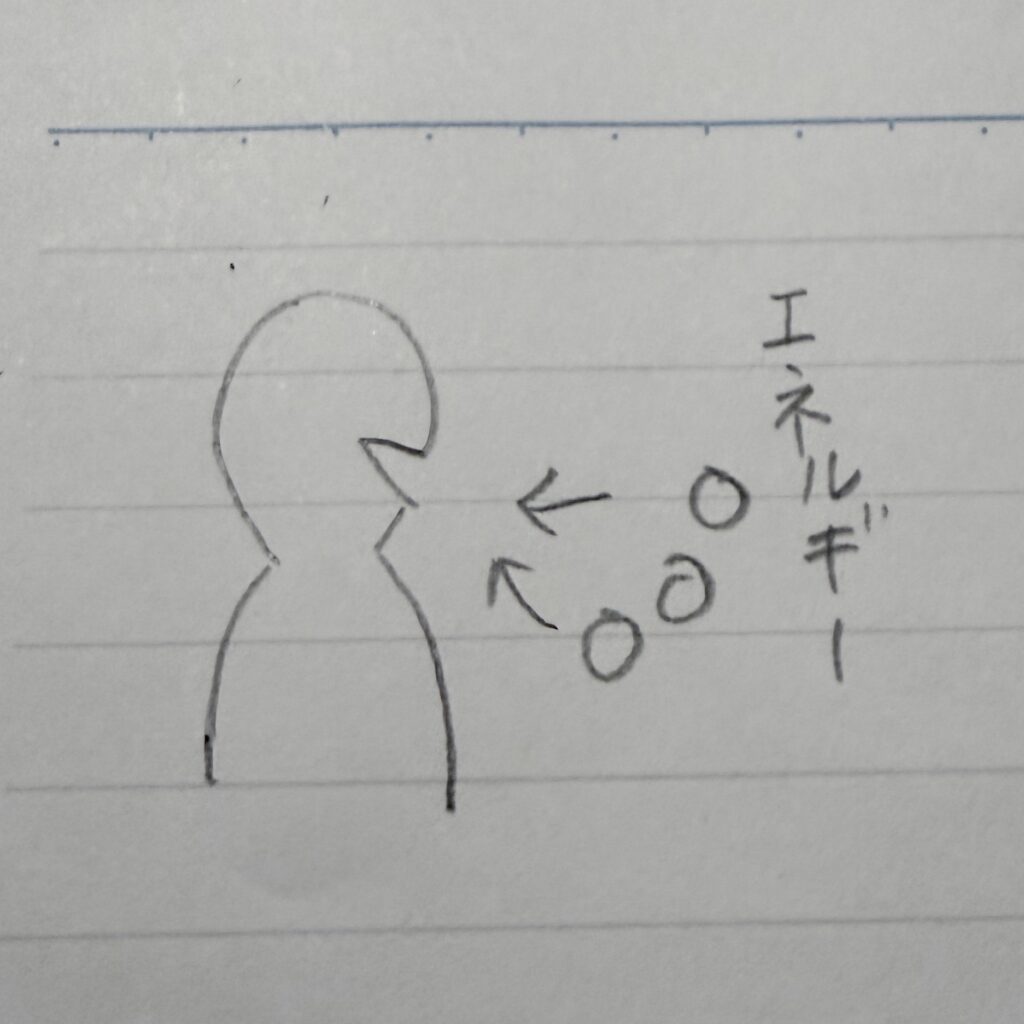 エネルギーを取り込む